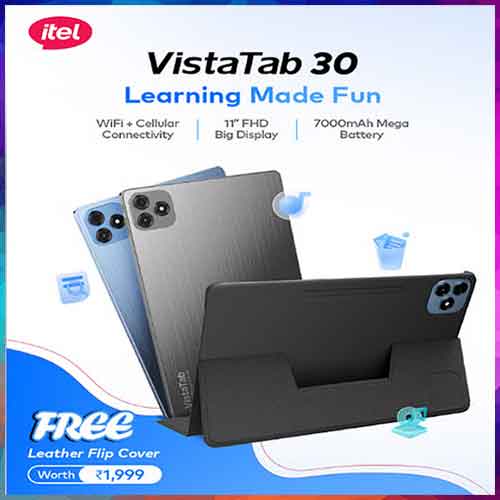itel strengthens tablet portfolio with launch of Vista Tab 30 in India