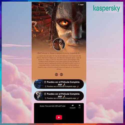Kaspersky identifies global scam activity linked to the release of Avatar 3