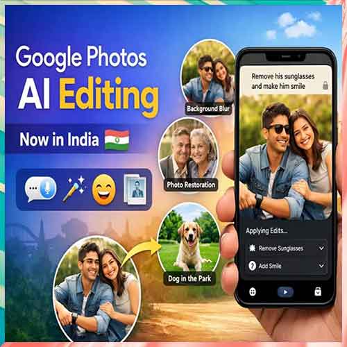 Google rolls out AI-powered prompt editing in Google Photos for Indian users