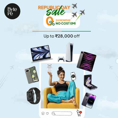 BytePe announces republic day sale, offers 24-month no-cost EMI on flagship smartphones