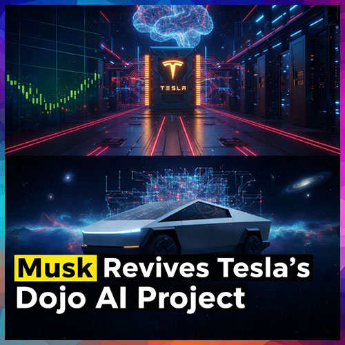 Musk Revives Dojo, Pushes Tesla’s AI Chip Ambitions