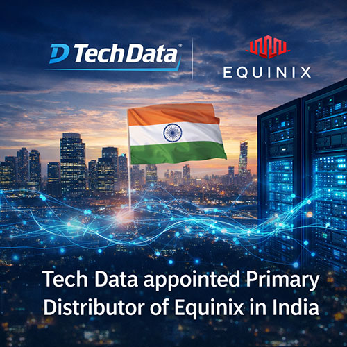 Tech Data appointed Primary Distributor of Equinix in India
