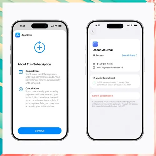 Apple now lets users pay monthly installments for annual subscriptions
