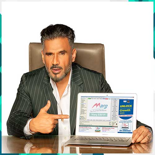MARG ERP Selects Suniel Shetty as Brand Ambassador