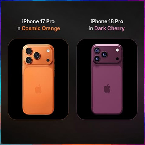 Apple may replace Cosmic Orange with Dark Cherry on iPhone 18 Pro