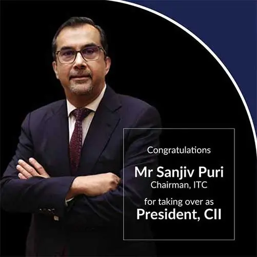 Sanjiv Puri of ITC to lead CII in 2024–2025 Sanjiv Puri of ITC to lead CII in 2024–2025