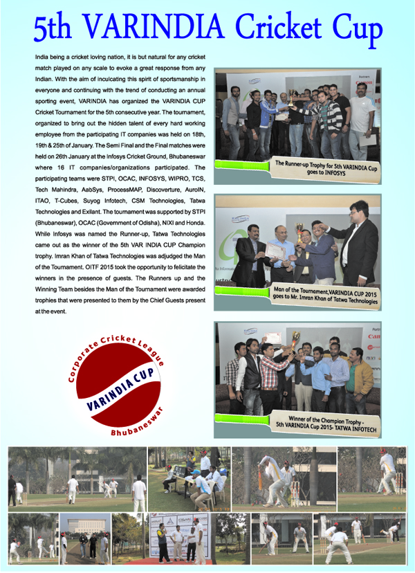 5th VARINDIA Cricket Cup 2015
