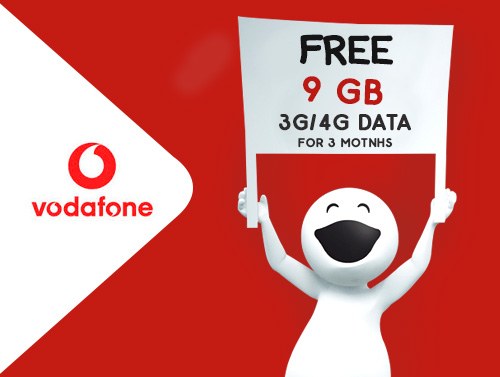 Vodafone offers 9 GB free data for 3 months with new 4G smartphone Vodafone offers 9 GB free data for 3 months with new 4G smartphone