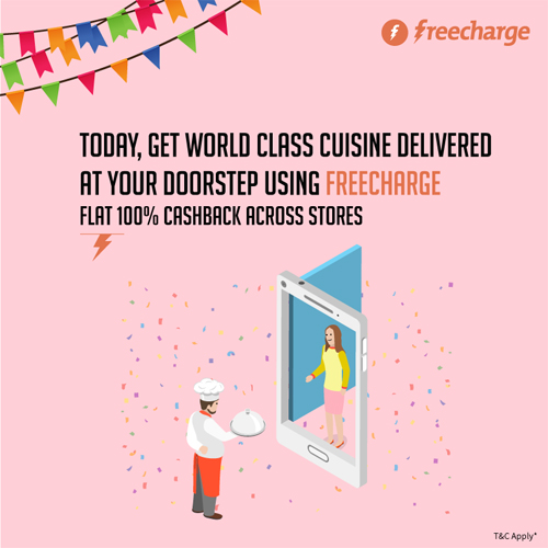FreeCharge offers 100% cashback for 100,000 merchants FreeCharge offers 100% cashback for 100,000 merchants