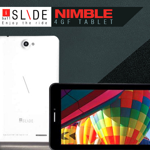 iBall unveils iBall Slide Nimble 4GF Tablet iBall unveils iBall Slide Nimble 4GF Tablet