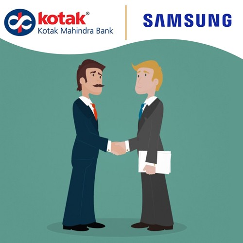 Kotak Mahindra inks partnership with Samsung India Kotak Mahindra inks partnership with Samsung India