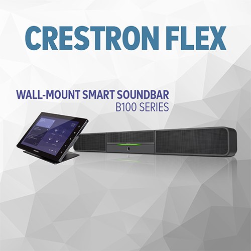 Crestron launches Flex B100 Series Smart Soundbar Solution