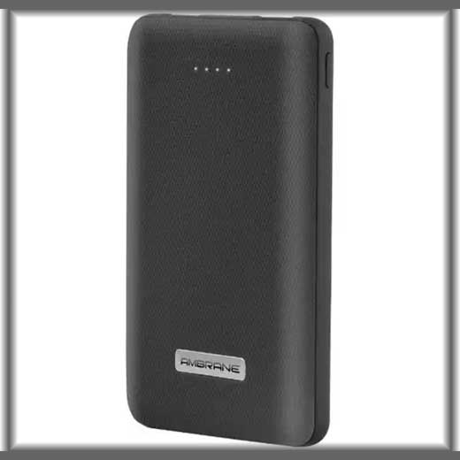 Ambrane unveils its 10,000mAh PP-101 Power Bank, priced at Rs.1,799/-