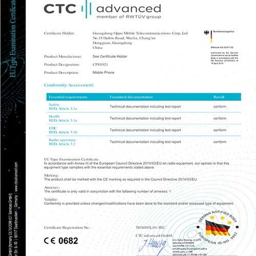 OPPO's first 5G smartphone passes 5G CE certificate from Sporton International