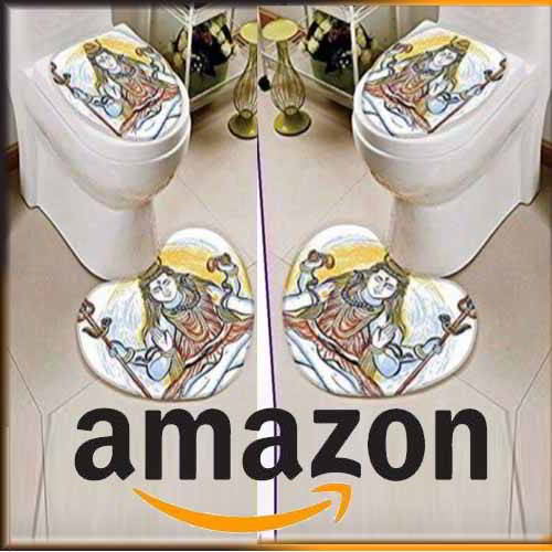 Amazon sells toilet seat covers with Hindu gods' images Amazon sells toilet seat covers with Hindu gods' images