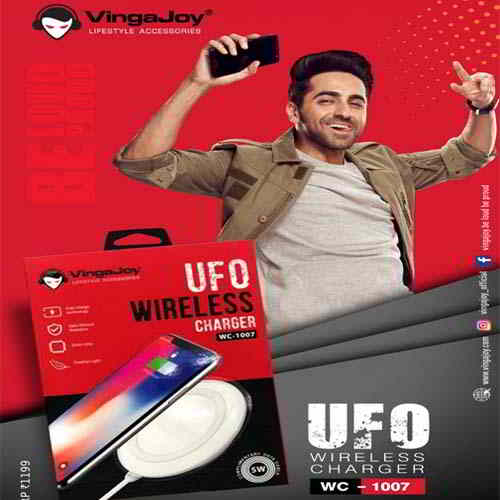 VingaJoy introduces WC-1007 Wireless Charger priced at RS. 999