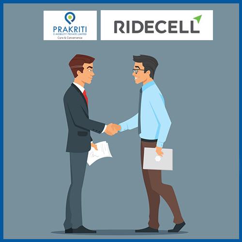 Prakriti E-Mobility signs partnership deal with Ridecell for EV Cab service Prakriti E-Mobility signs partnership deal with Ridecell for EV Cab service