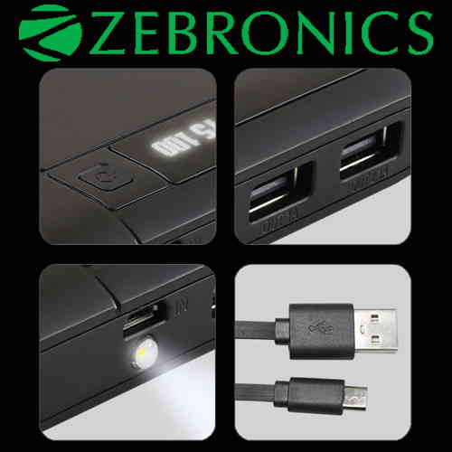 Zebronics brings ZEB MC 10000C power bank Zebronics brings ZEB MC 10000C power bank