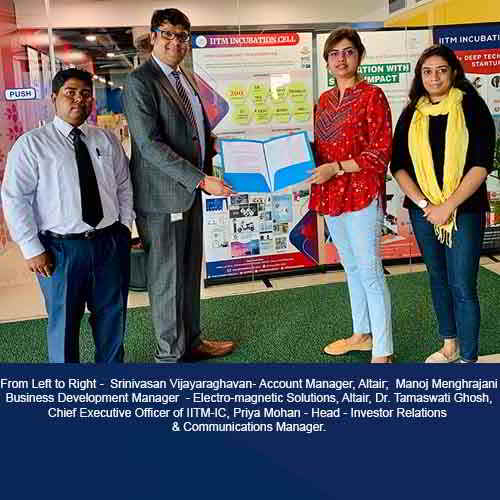 Altair and IIT( Madras ) Signed MoU to Foster Start-ups with Technology Access and Mentorship Altair and IIT( Madras ) Signed MoU to Foster Start-ups with Technology Access and Mentorship