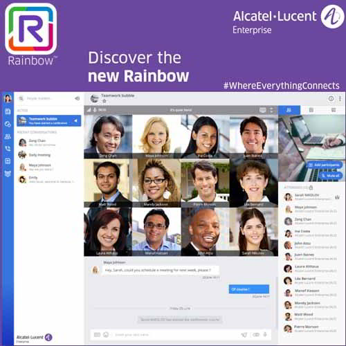 Alcatel-Lucent Enterprise collaboration platform - Rainbow - takes on a new dimension Alcatel-Lucent Enterprise collaboration platform - Rainbow - takes on a new dimension