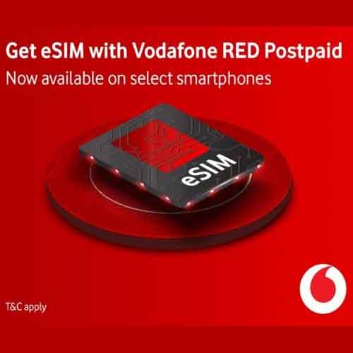 Vodafone launches eSIM on primary device