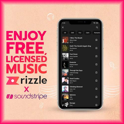 Rizzle announces global collaboration with Soundstripe