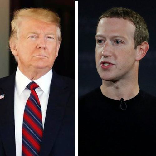 Trump banned on Facebook & Instagram for at least next two weeks