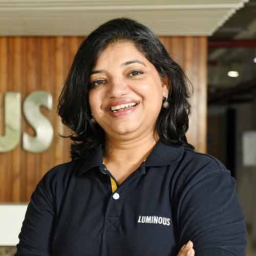 Luminous Power Technologies promotes Ruchika Gupta to CMO Luminous Power Technologies promotes Ruchika Gupta to CMO