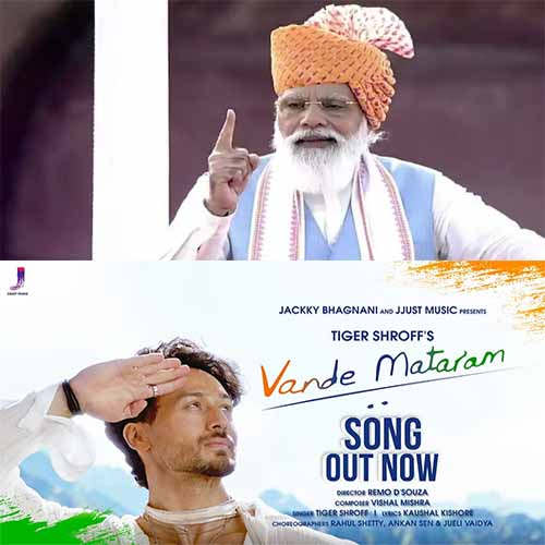 PM Narendra Modi praises Tiger Shroff's new song Vande Mataram PM Narendra Modi praises Tiger Shroff's new song Vande Mataram