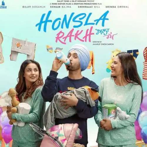 Diljit Dosanjh shares poster of 'Honsla Rakh' starring Shehnaaz Gill Diljit Dosanjh shares poster of 'Honsla Rakh' starring Shehnaaz Gill