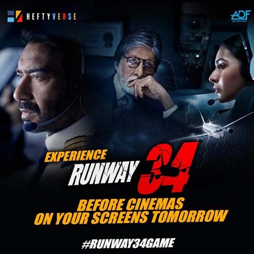 Ajay Devgn come together to launch the Runway 34 game in metaverse Ajay Devgn come together to launch the Runway 34 game in metaverse