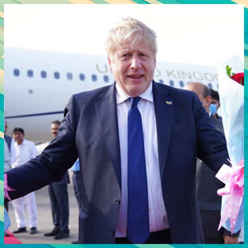 Boris Johnson begins his 2-day visit to India