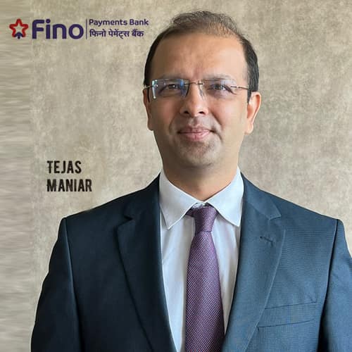 Tejas Maniar appointed as Chief Digital Officer at Fino Payments Bank