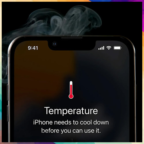 Using iPhone in high temperatures can cause permanent damage Using iPhone in high temperatures can cause permanent damage