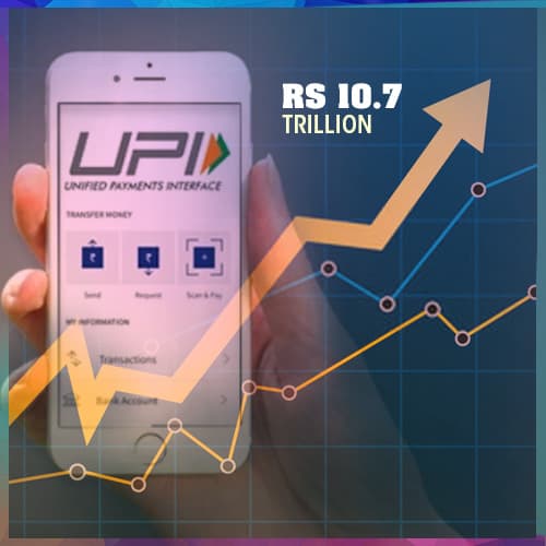 NPCI data reveals UPI transactions reaches Rs 10.7 trillion in August NPCI data reveals UPI transactions reaches Rs 10.7 trillion in August