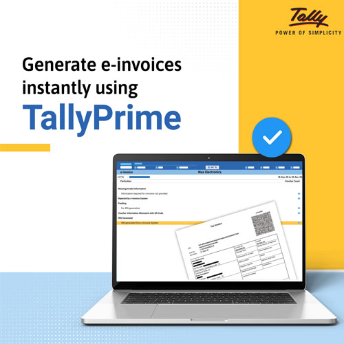 Tally Solutions to help MSMEs adopt e-invoicing Tally Solutions to help MSMEs adopt e-invoicing