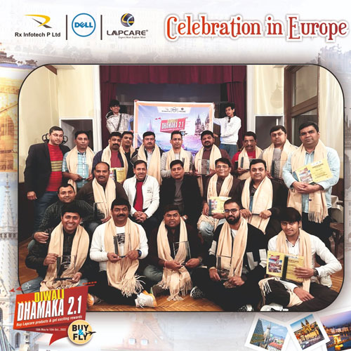 Lapcare honours an eight-day Europe holiday trip to its channel community