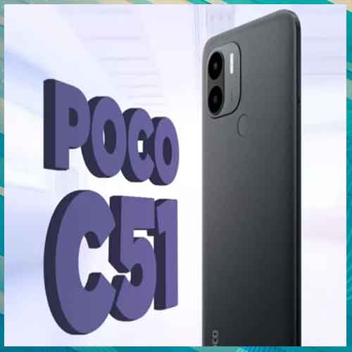POCO intros budget-friendly smartphone C51 with MediaTek Helio G36 processor POCO intros budget-friendly smartphone C51 with MediaTek Helio G36 processor