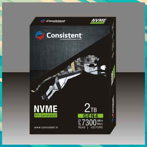 Consistent Infosystems offers NVMe 4th Gen SSD in India Consistent Infosystems offers NVMe 4th Gen SSD in India