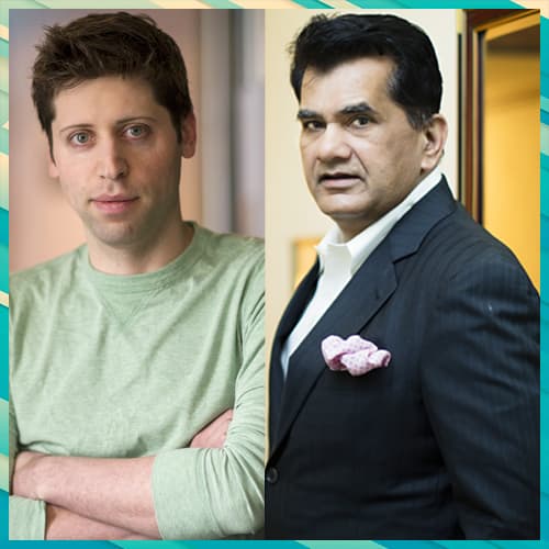 OpenAI CEO Sam Altman meets former Niti Aayog CEO Amitabh Kant in India