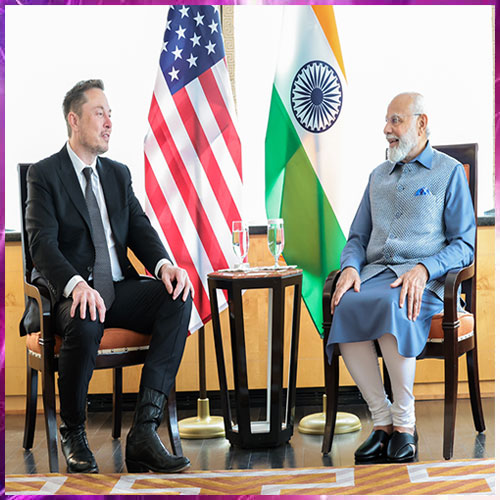 PM’s Meeting Elon Musk in New York,USA