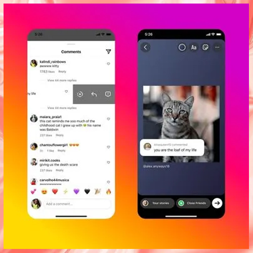 Instagram experimenting new tool allowing creators to highlight comments in stories Instagram experimenting new tool allowing creators to highlight comments in stories