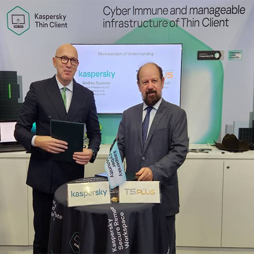 Kaspersky and TSplus to create Cyber Immune solutions for remote workers
