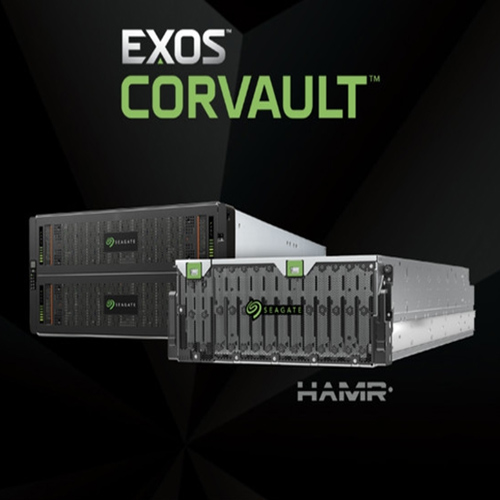 Seagate announces latest Exos CORVAULT 4U106 mass data storage system Seagate announces latest Exos CORVAULT 4U106 mass data storage system