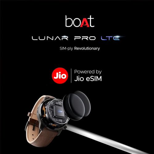 Reliance Jio and boAt to release the Lunar Pro LTE smartwatch with eSIM connectivity