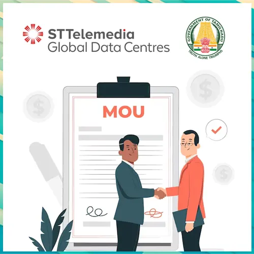 STT GDC India signs MoU with TN Govt, to invest INR 1900 Cr STT GDC India signs MoU with TN Govt, to invest INR 1900 Cr