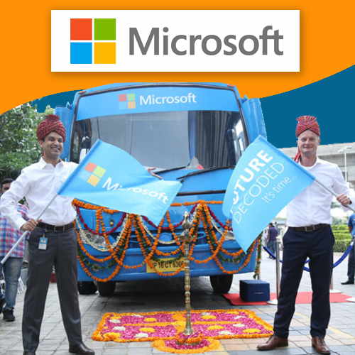 Microsoft Bus fitted with technologies for SMBs come to Mumbai