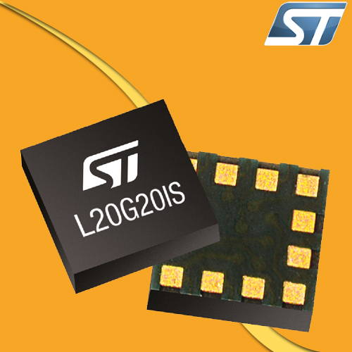 STMicroelectronics L20G20IS gyroscope enables Next-Gen Smartphone to take Shake-Free Photos