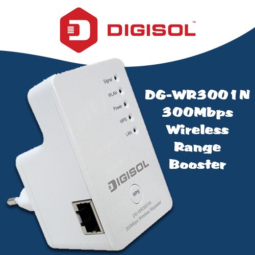 DIGISOL launches DG-WR3001NE 300Mbps Wireless Range Booster
