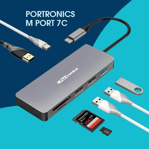 Portronics announces Mport 7C, 7-in-1 USB Multimedia HUB